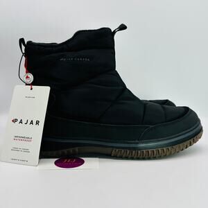 Pajar Men's Exo Lite Black Insulated Puffer Winter Snow Boots Size 44 EU/ 11 US